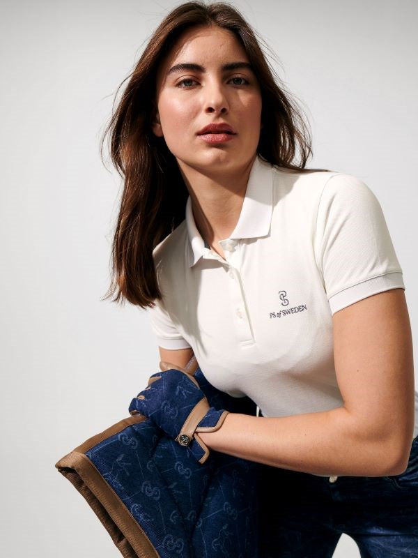 PSOS Lewis S/S Pique Polo, White