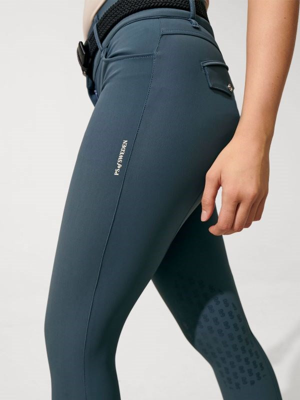 PSOS Martina Breeches Full Seat, Storm Blue