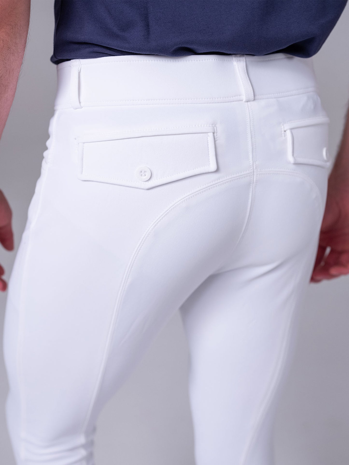 PSOS Brady Breeches Half Grip, White