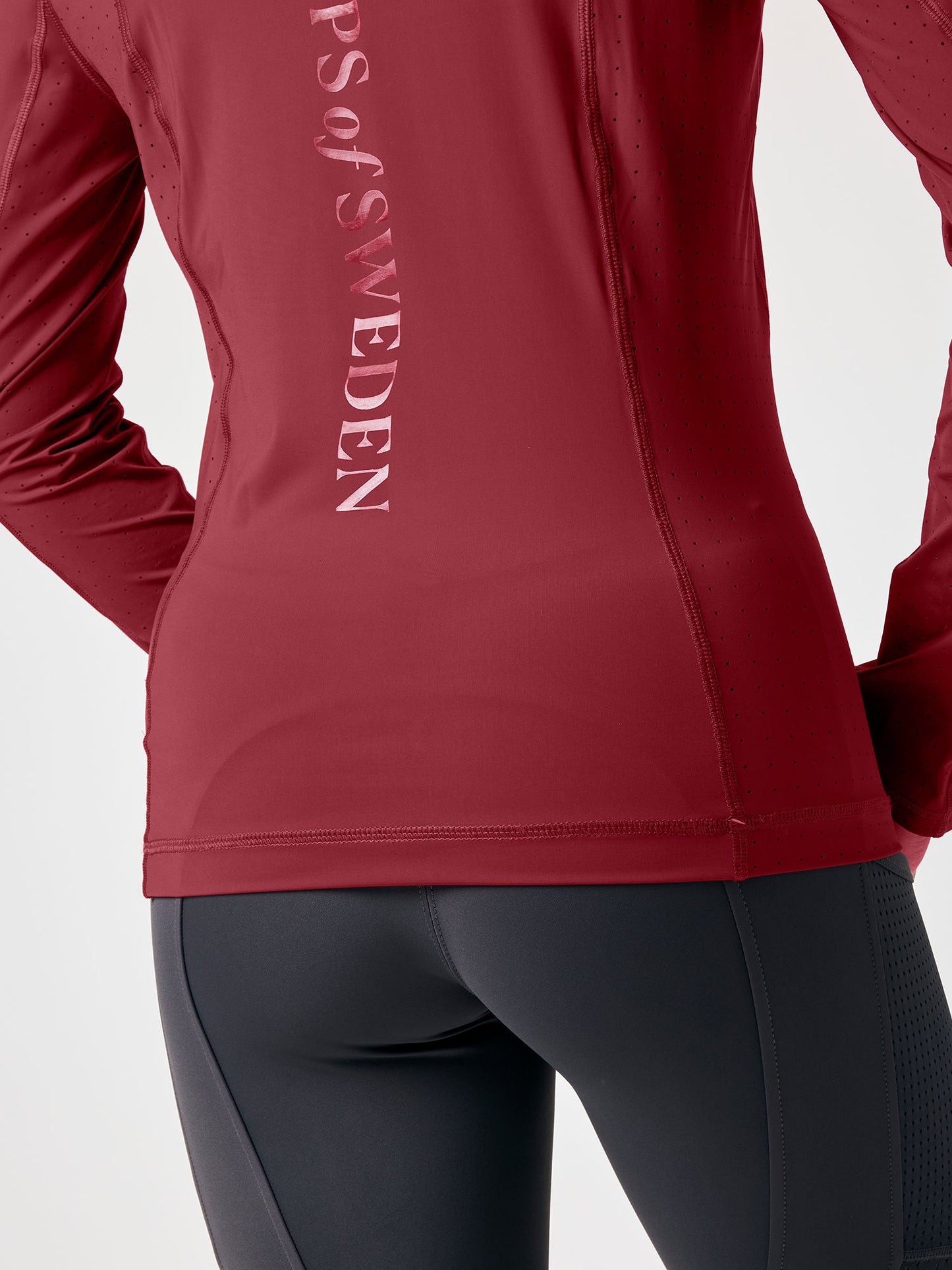 PSOS Claire Long Sleeve Airflow Top Midnight Fuchsia