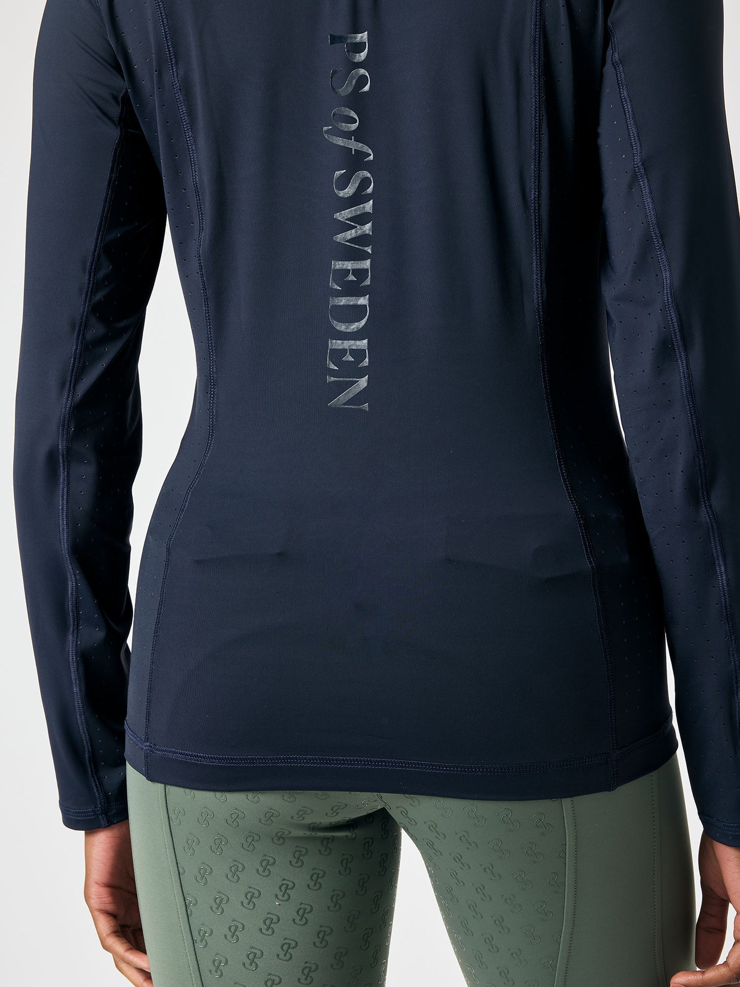 PSOS Claire Long Sleeve Airflow Top Navy