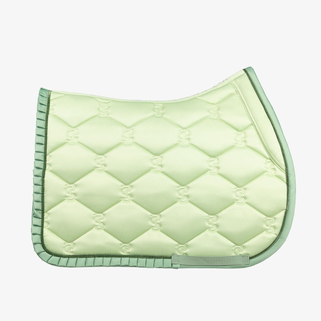 PSOS Jump Saddle Pad Ruffle, Seed Green