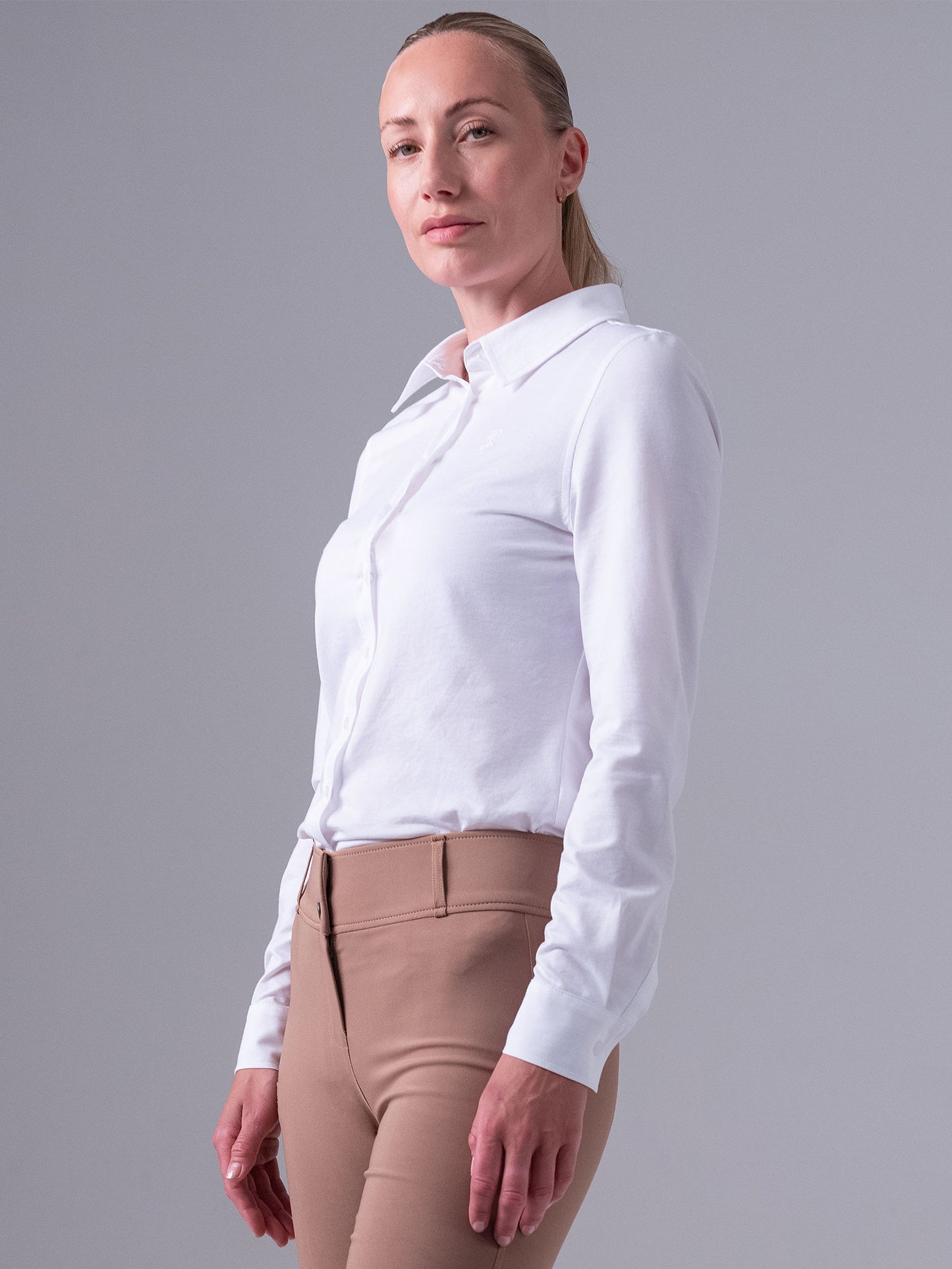 PSOS Rebecca Pique Shirt, White