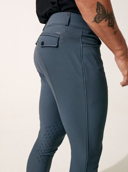 PSOS Capis Breeches Mens Half Grip, Storm Blue