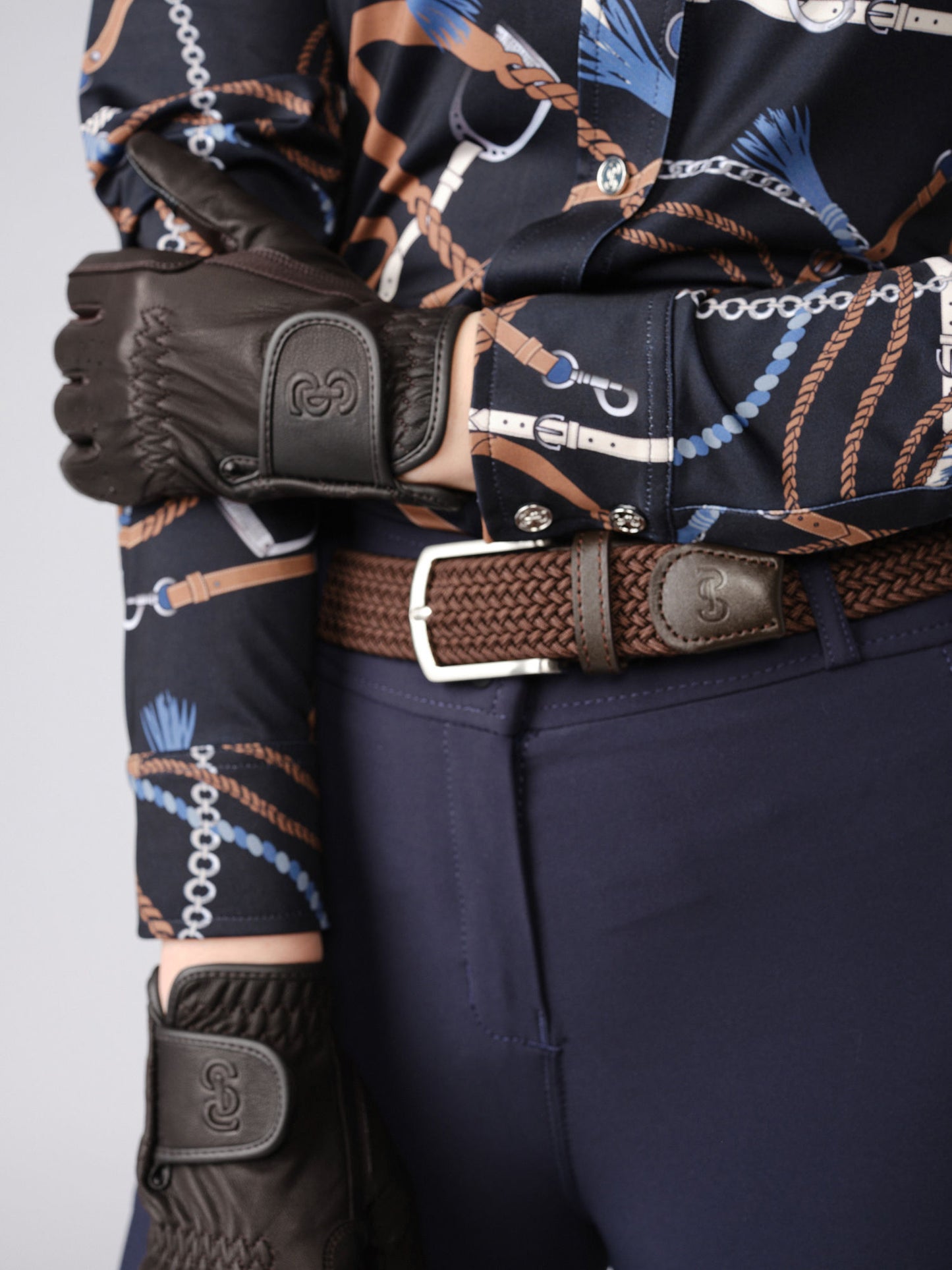PSOS Riding Gloves, Coffee