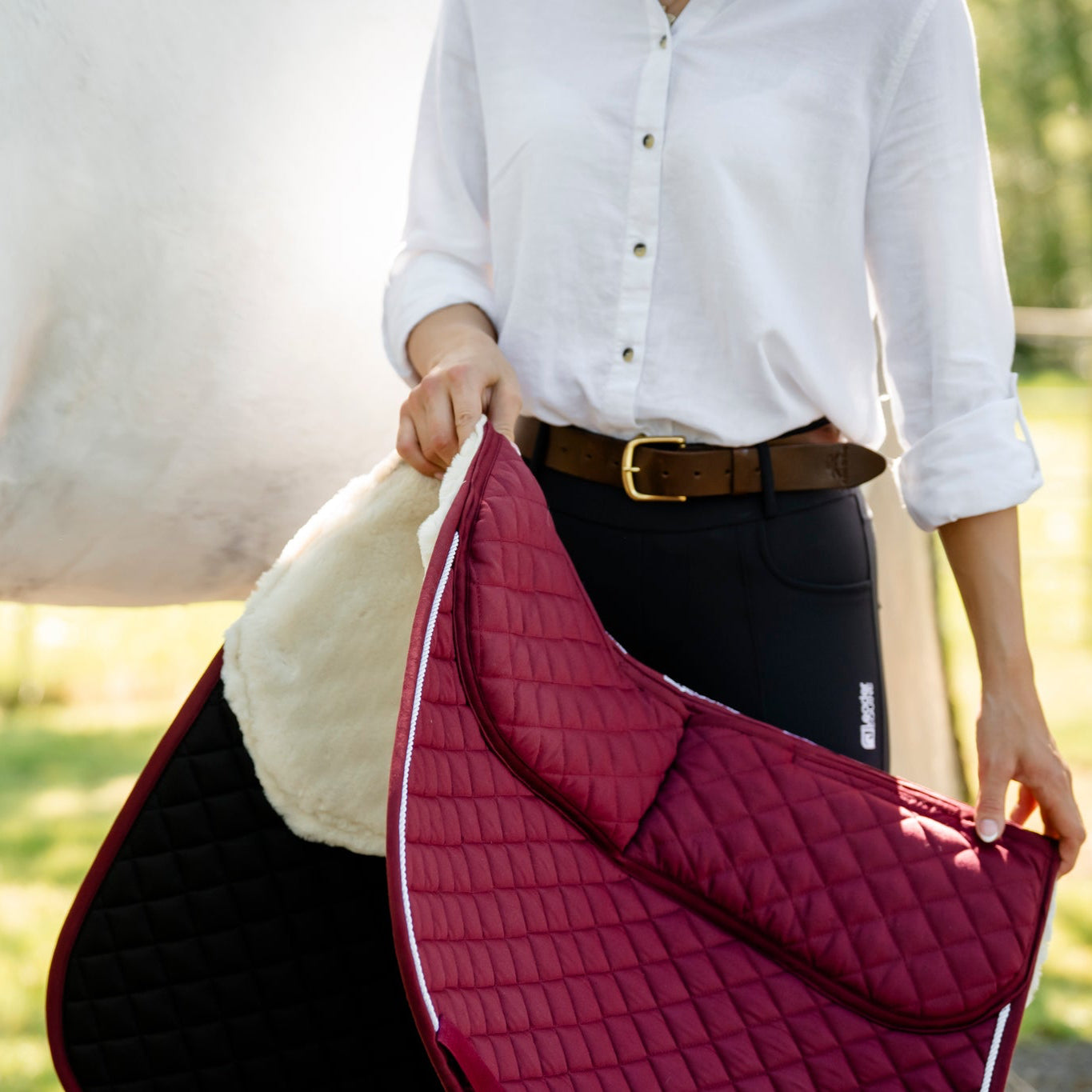LE Performance Jump Saddle Pad with Shims