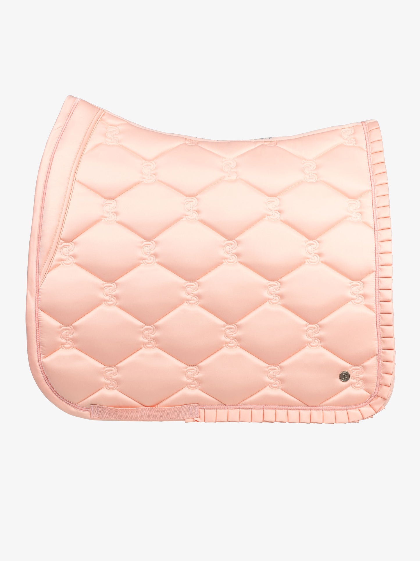PSOS Dressage Saddle Pad Ruffle, Peach