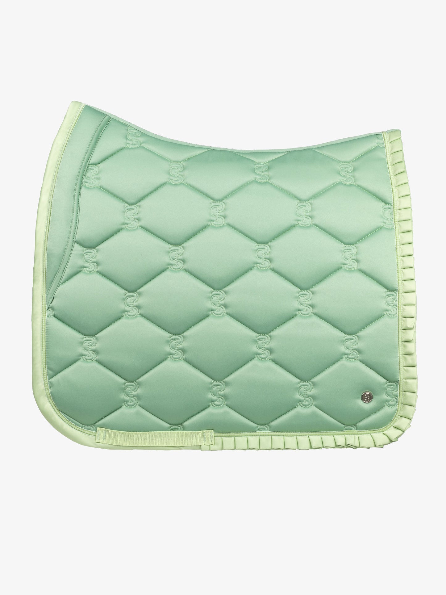 PSOS Dressage Saddle Pad Ruffle, Sage Green