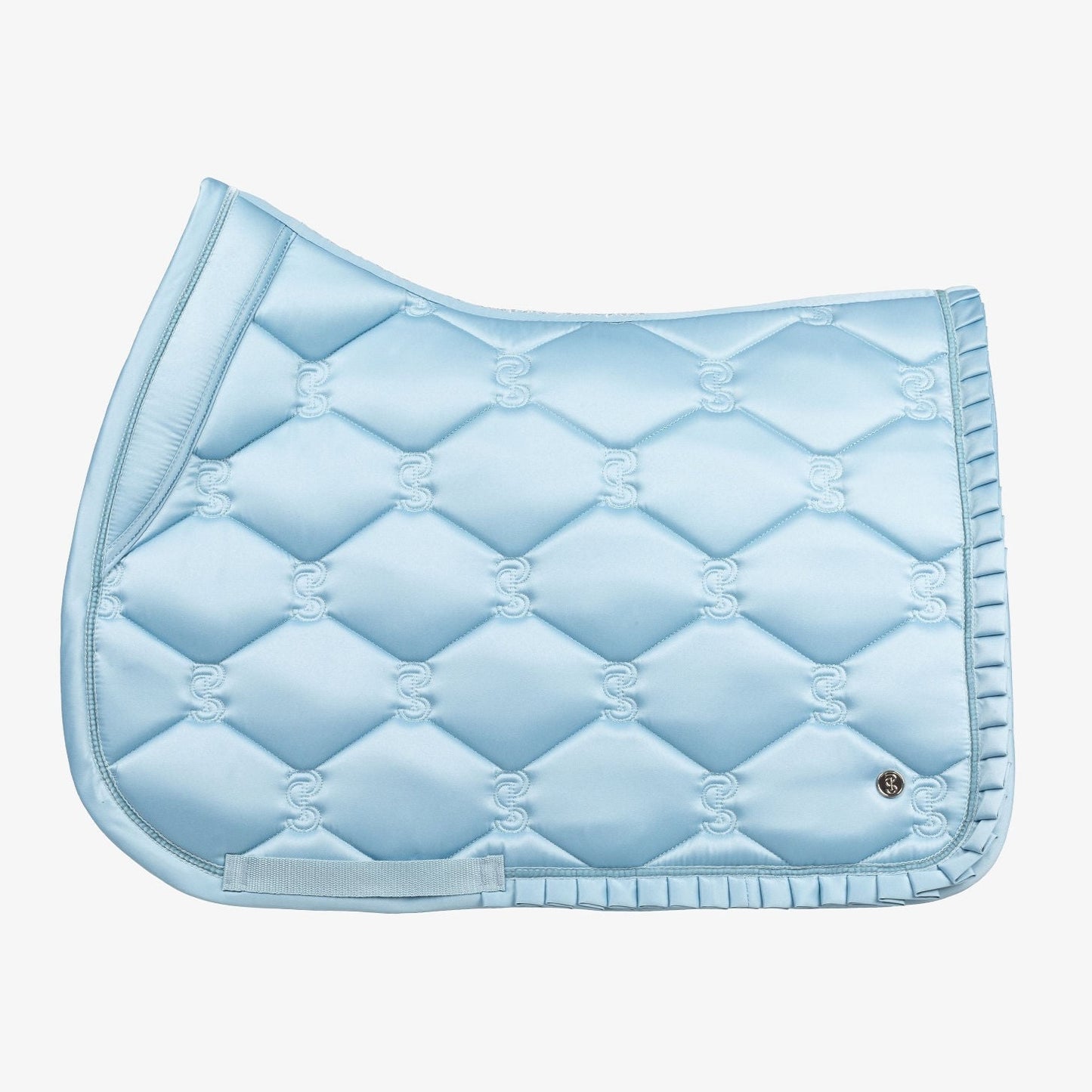 PSOS Jump Saddle Pad Ruffle, Stone Blue