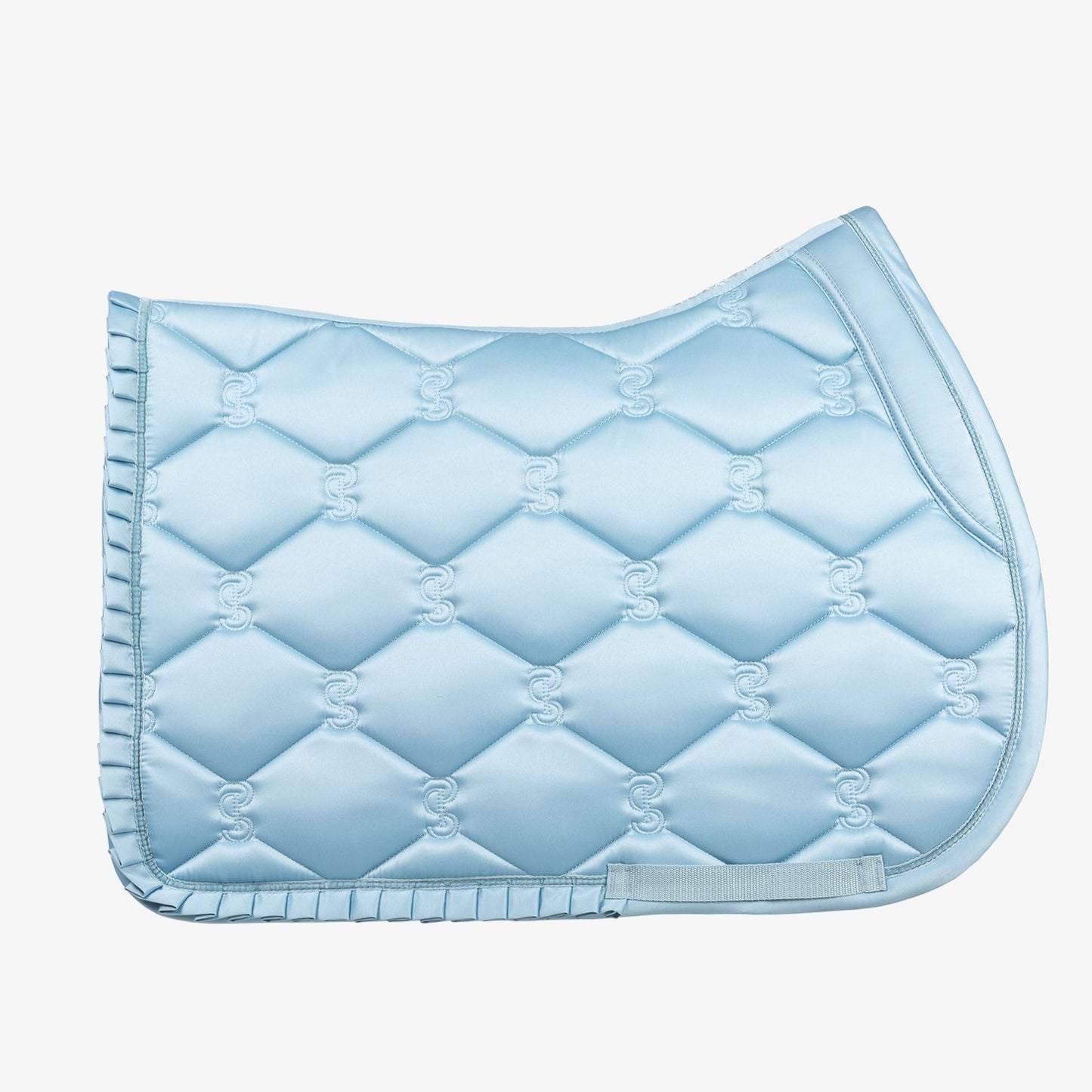 PSOS Jump Saddle Pad Ruffle, Stone Blue