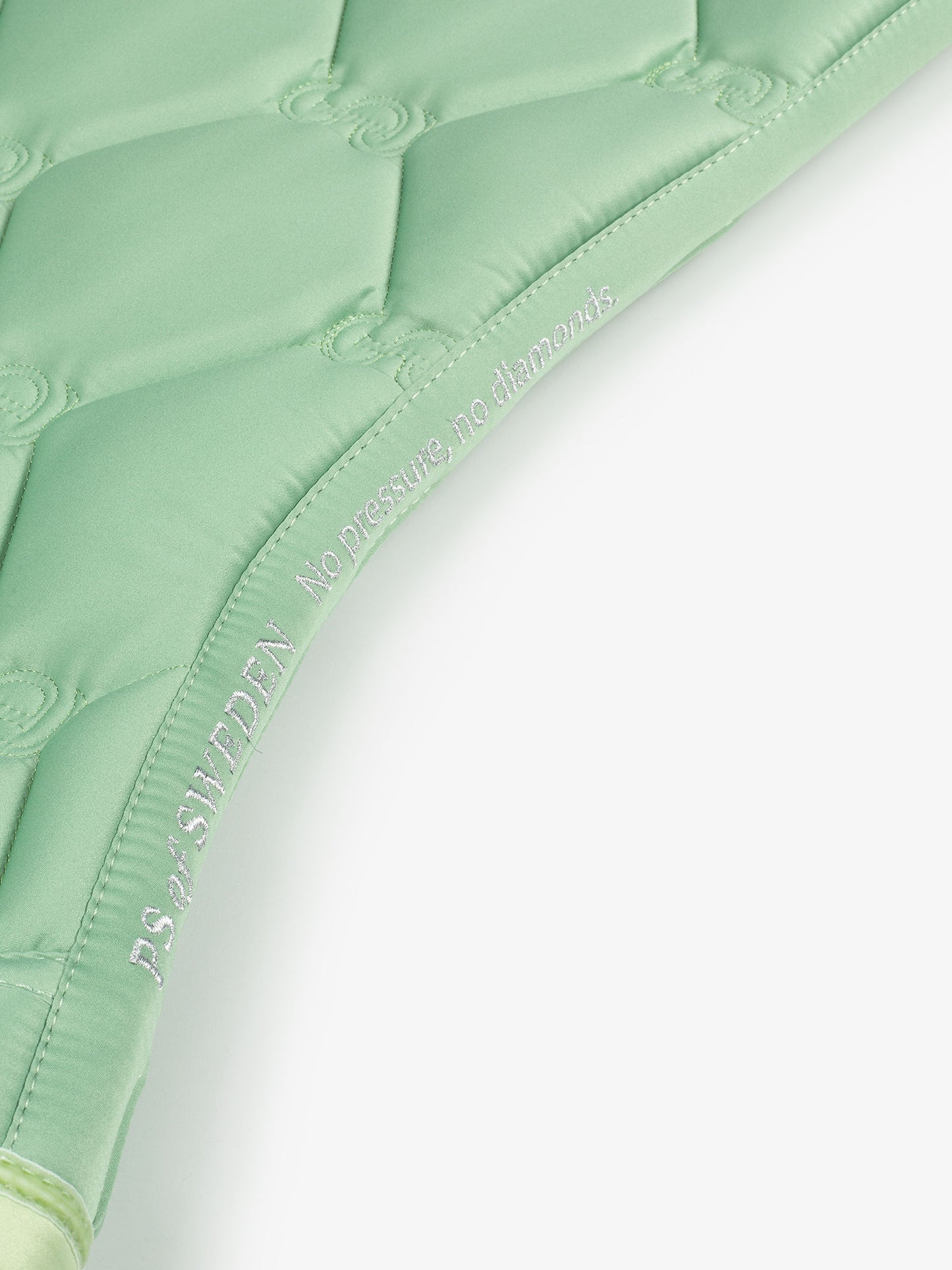 PSOS Dressage Saddle Pad Ruffle, Sage Green