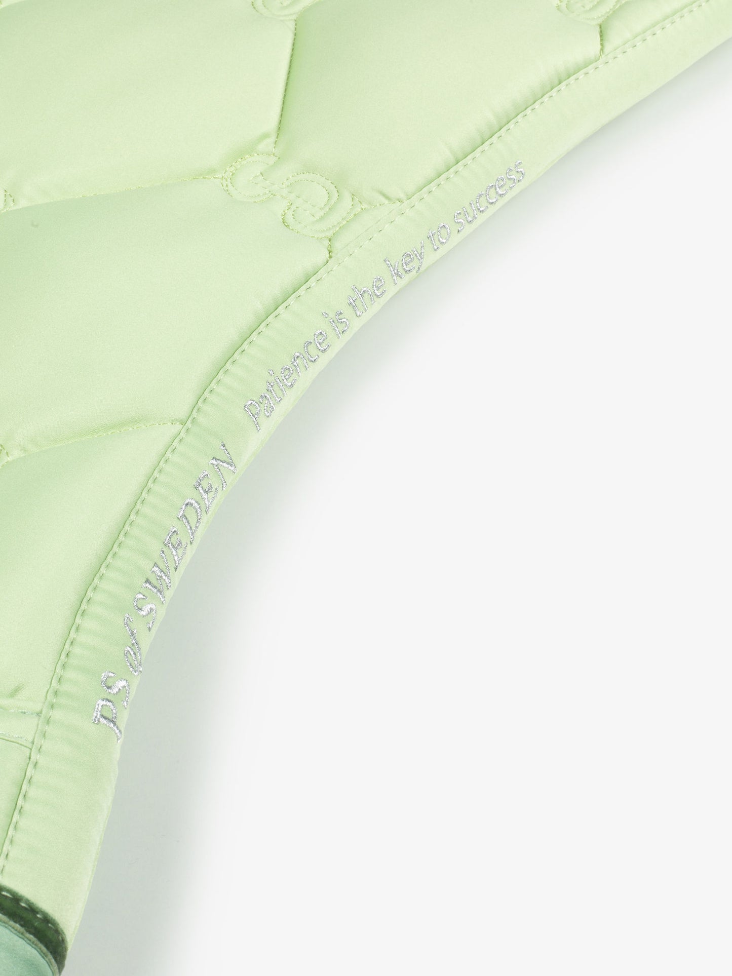PSOS Dressage Saddle Pad Ruffle, Seed Green