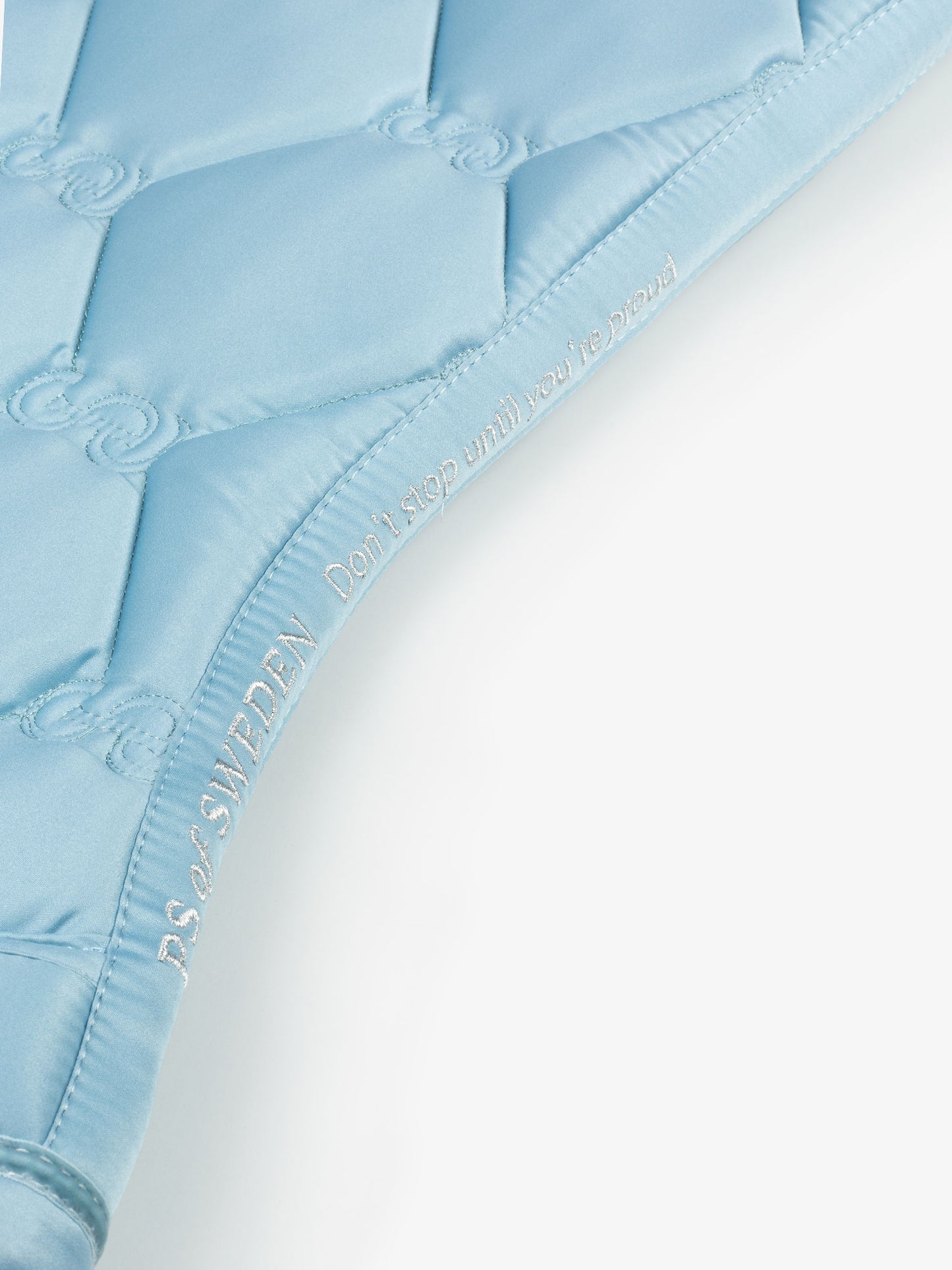PSOS Dressage Saddle Pad Ruffle, Stone Blue