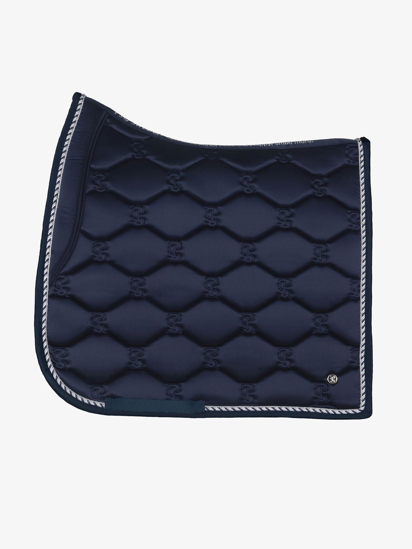 PSOS Dressage Saddle Pad Signature Navy w/ Navy trim