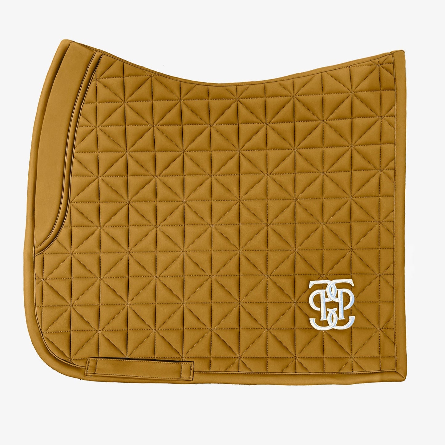 PSOS Dressage Pad Diamond Quilt, Golden Brown