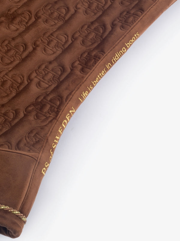 PSOS Jump Pad Velvet Monogram, Fudge