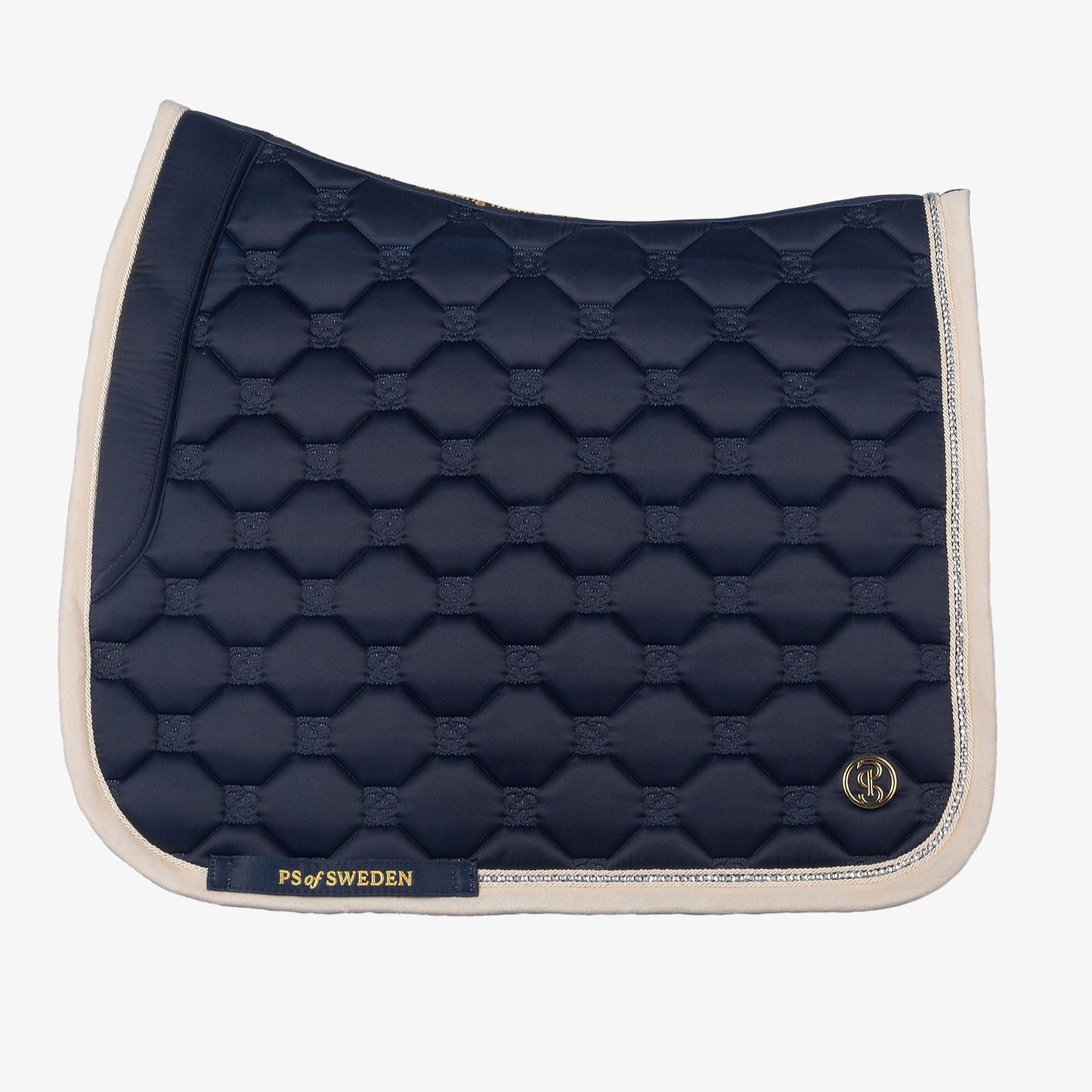 PSOS Dressage Pad Vintage Monogram, Navy