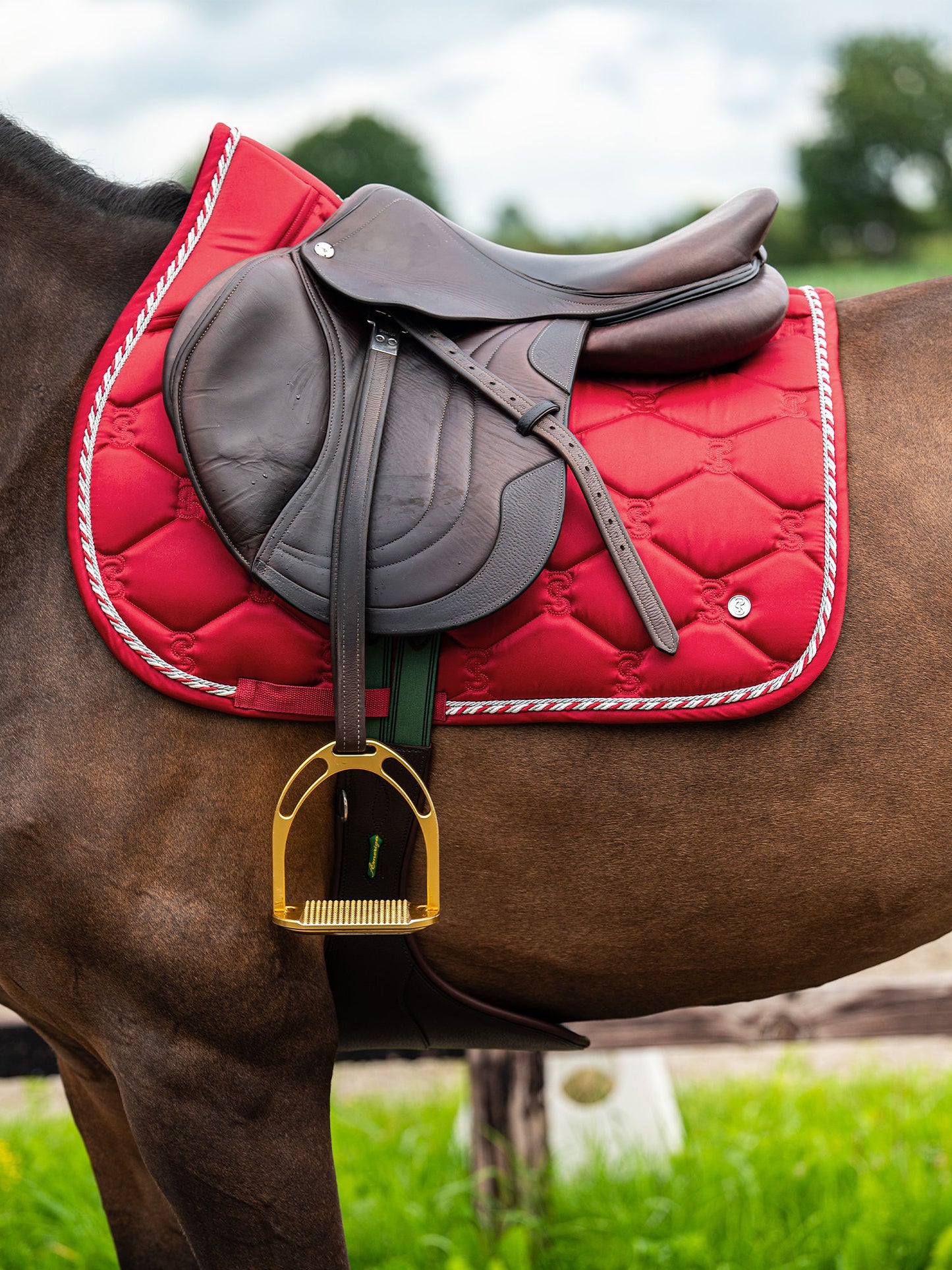 PSOS Jump Saddle Pad Signature, Chilli Red