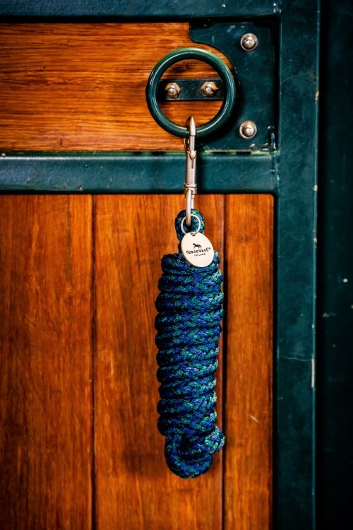 Horseware Signature Lead Rope, Navy/Hunter Green