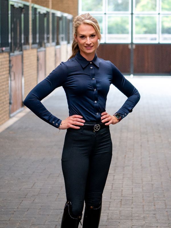 PSOS Estelle L/S Shirt, Navy