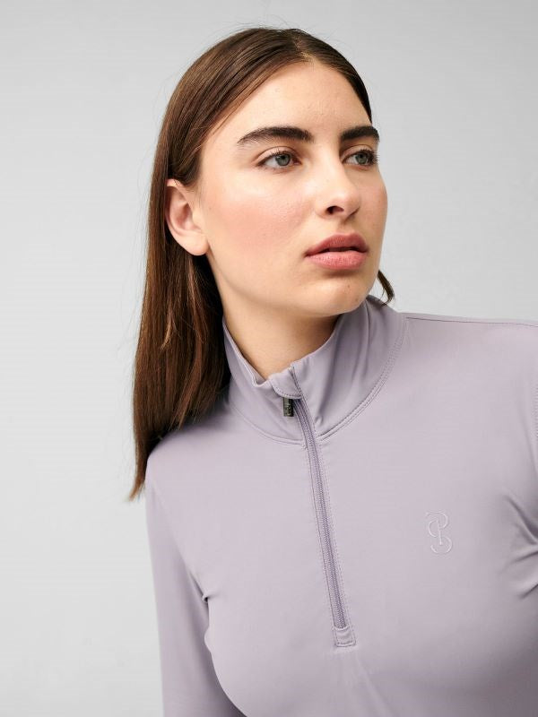 PSOS Toska L/S Base Layer, Lavender Grey