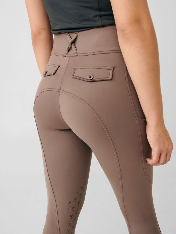 PSOS Katja Tights Half Grip, Warm Grey