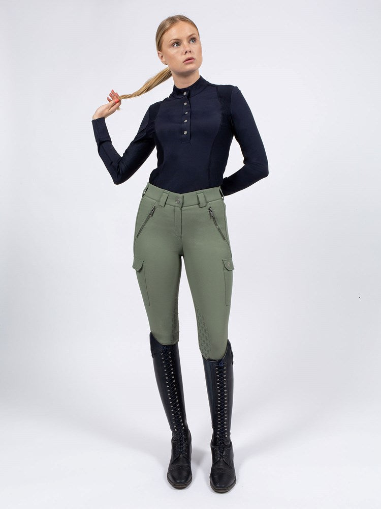 PSOS Ava Breeches, Khaki Green