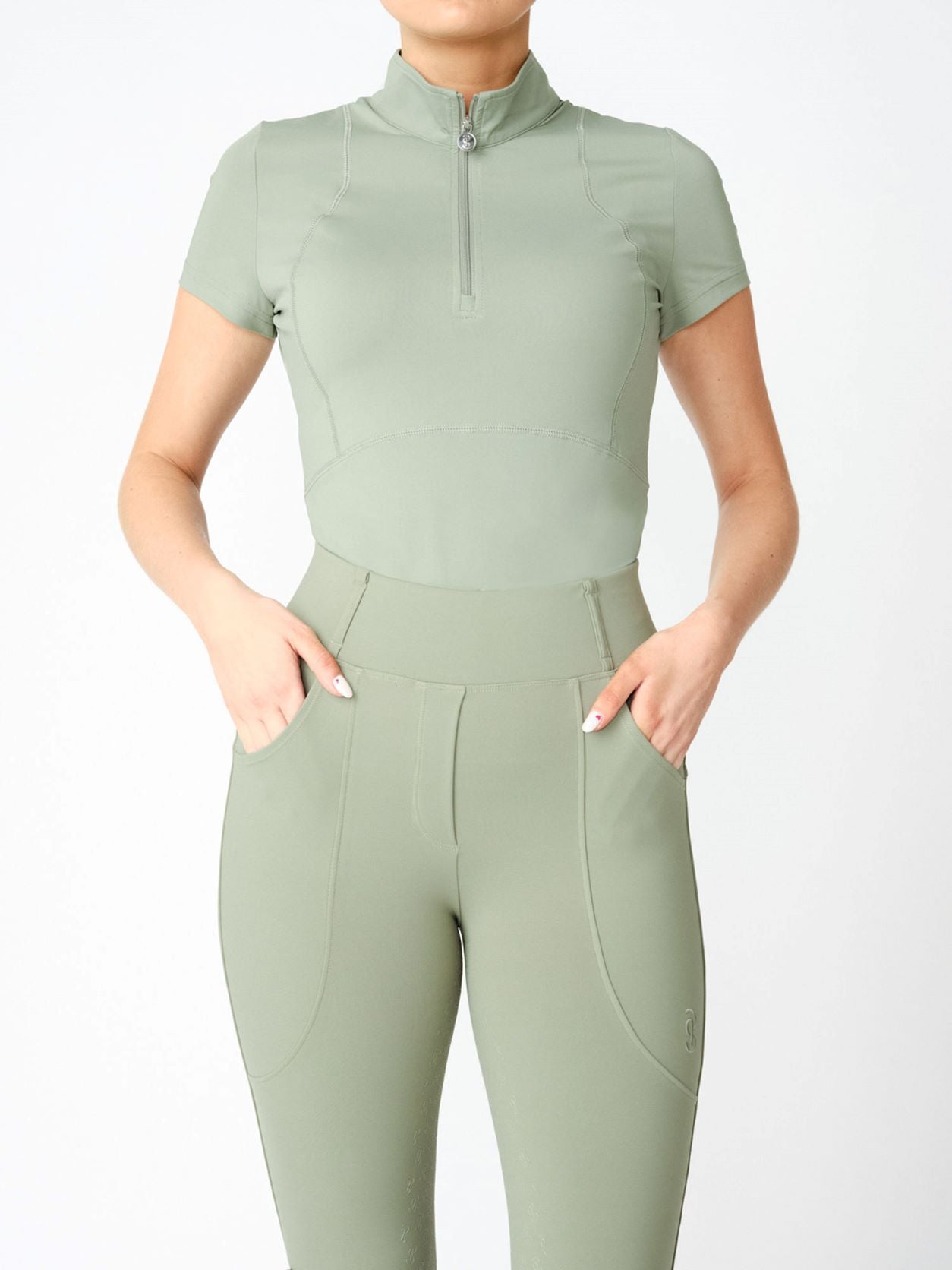 PSOS Adele S/S Base Layer, Khaki Green