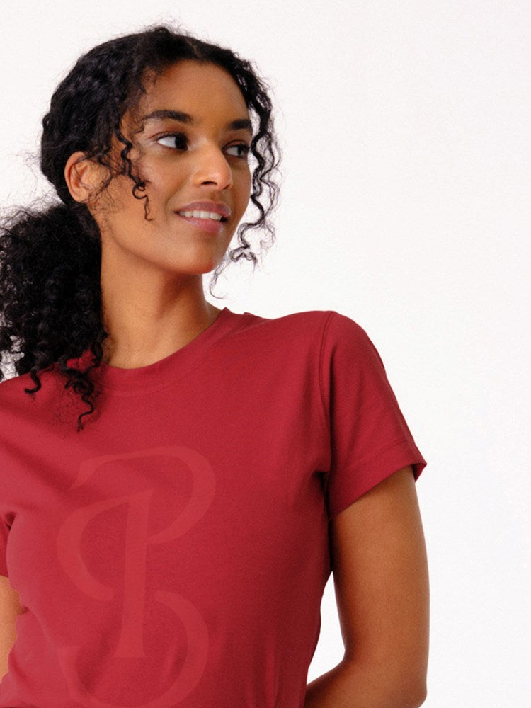 PSOS Signe Cotton Tee, Chilli Red
