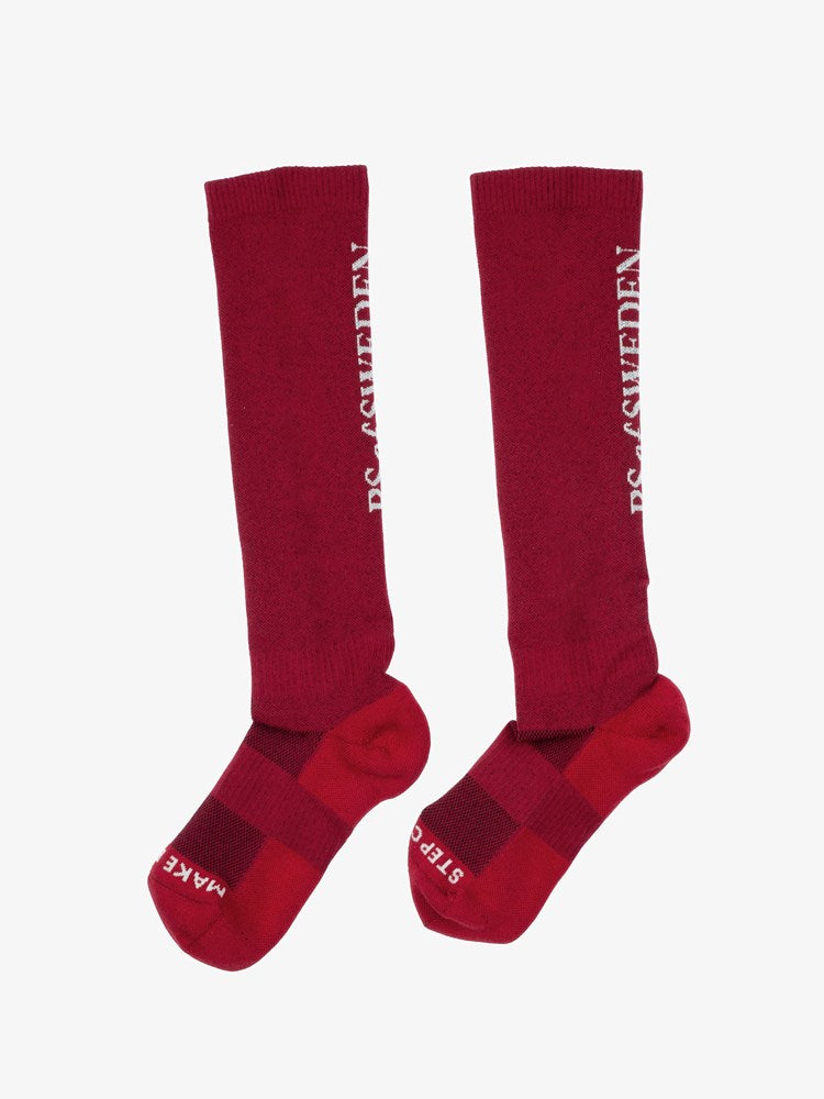 PSOS Natasha Riding Socks, Chilli Red