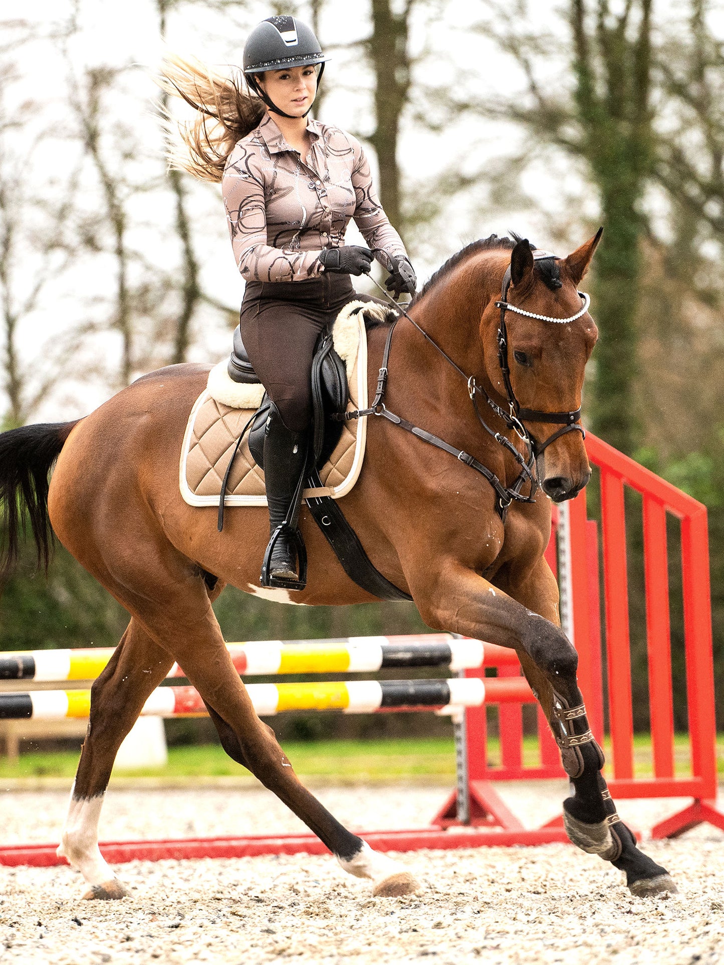 PSOS Dressage Pad, Natural Camel