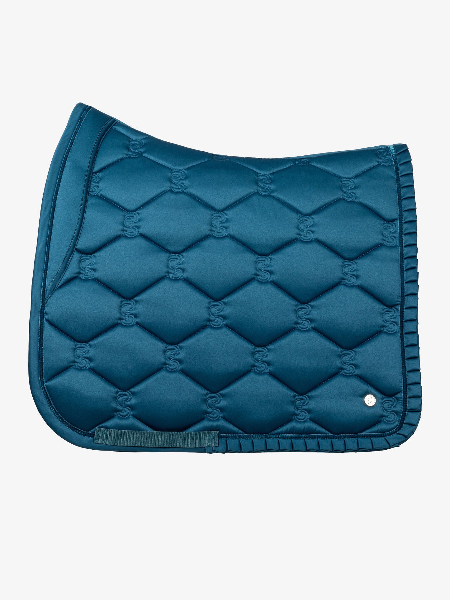 PSOS Dressage Pad, Ruffle Petrol Blue