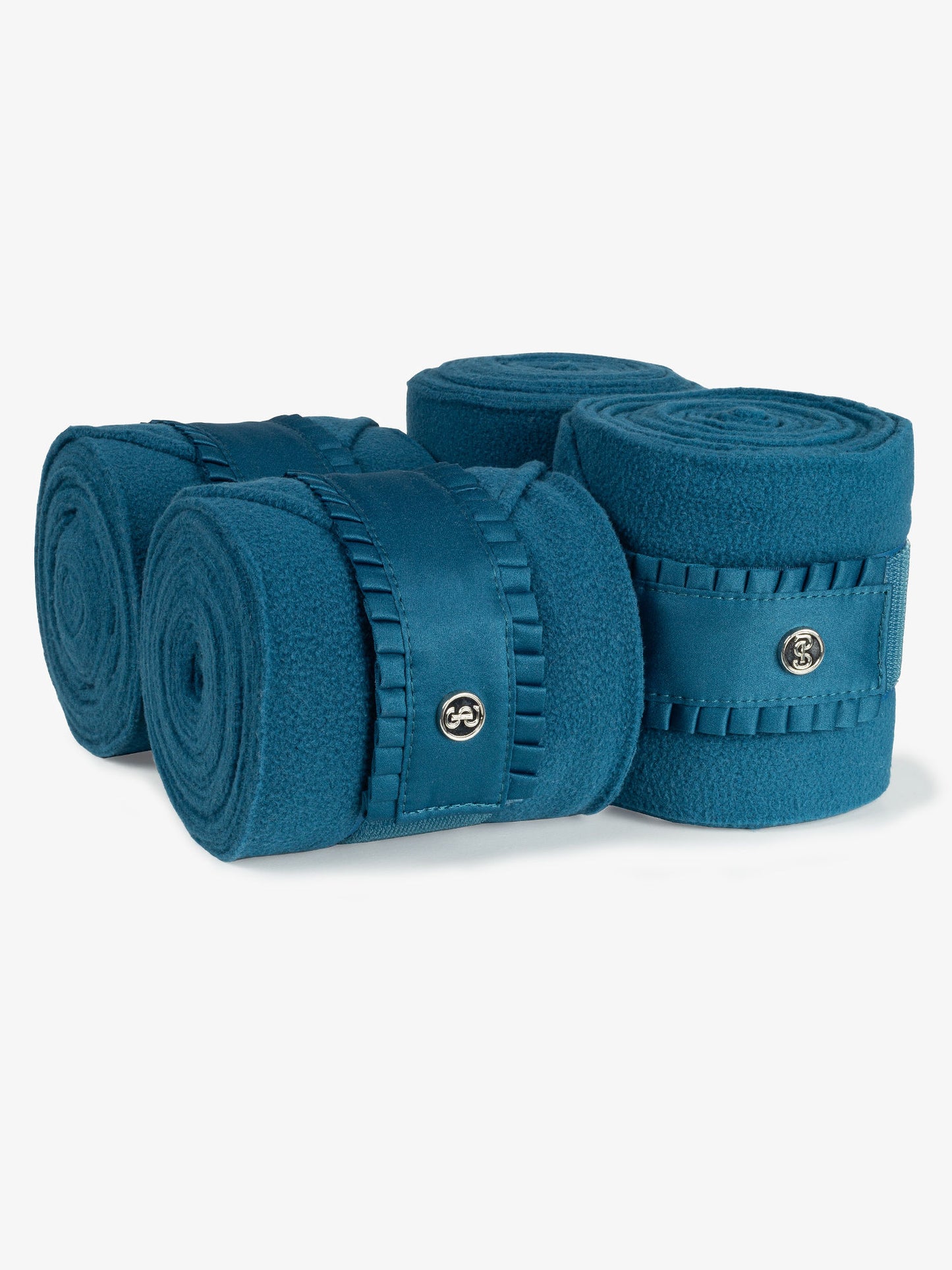 PSOS Polos, Ruffle Petrol Blue