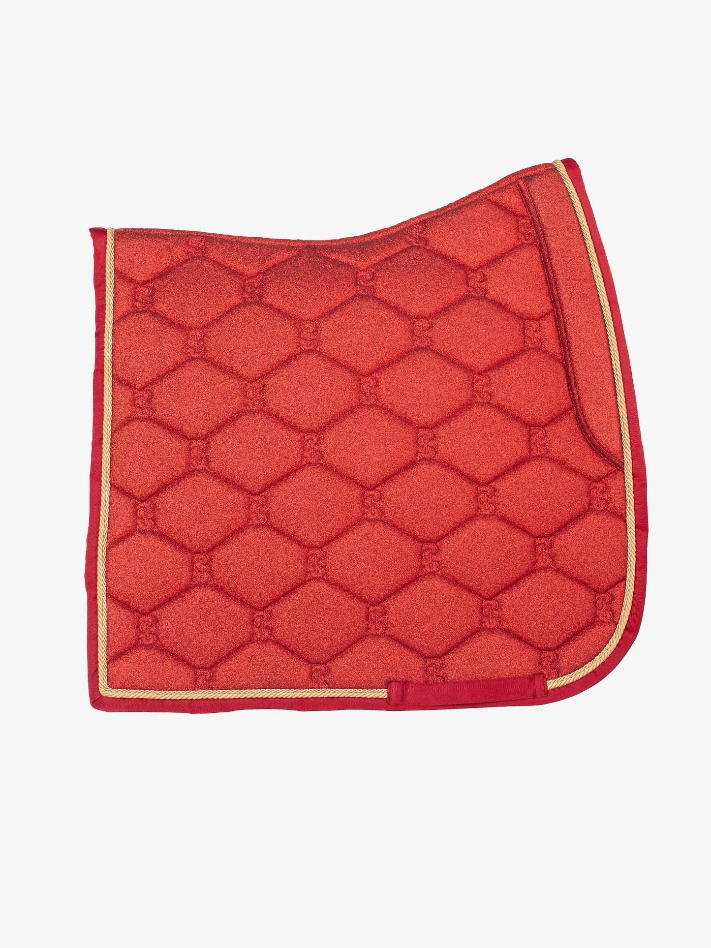 PSOS Dressage Pad, Stardust, Dark Red