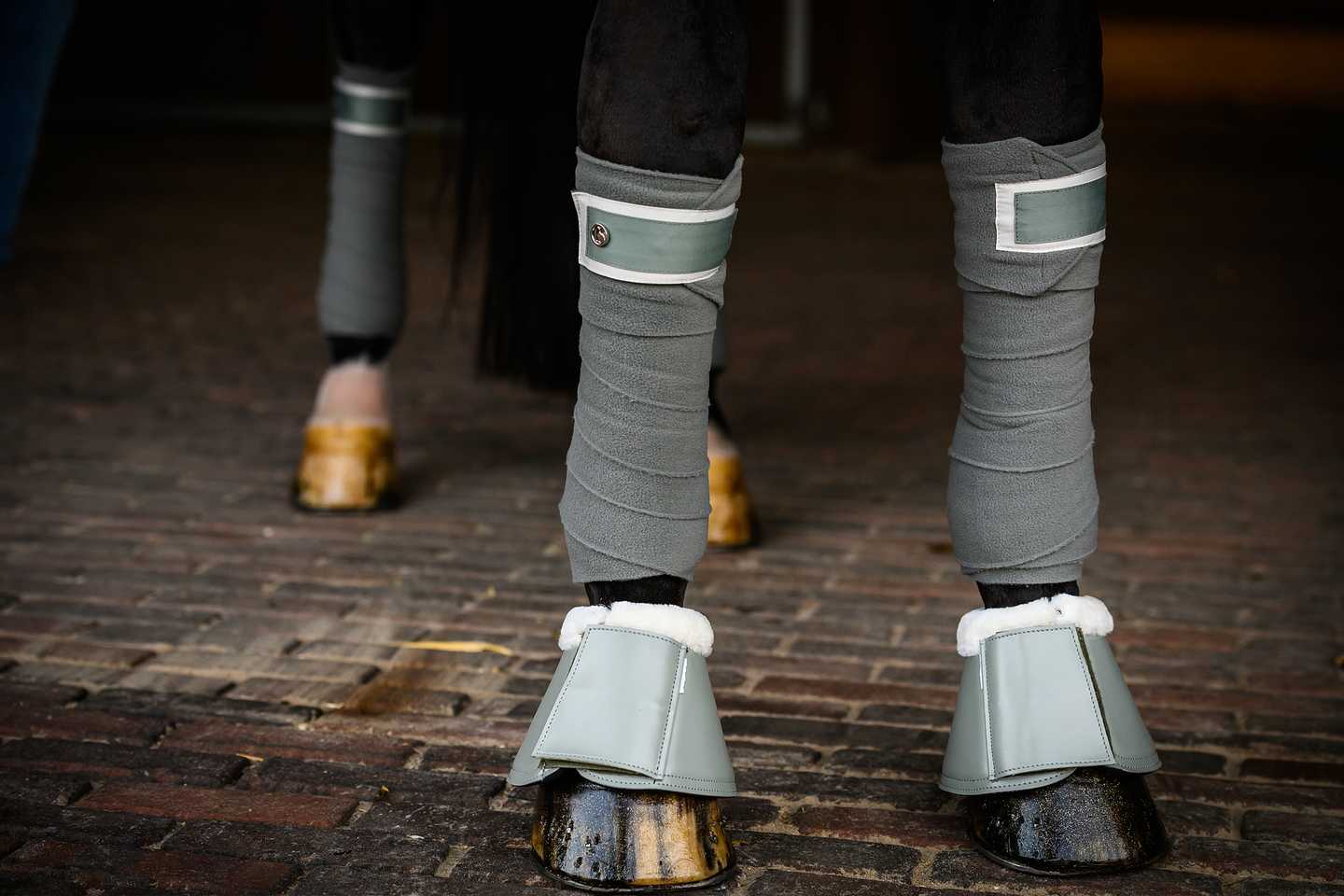 PSOS Bell Boot Monogram Set of 2 Sage