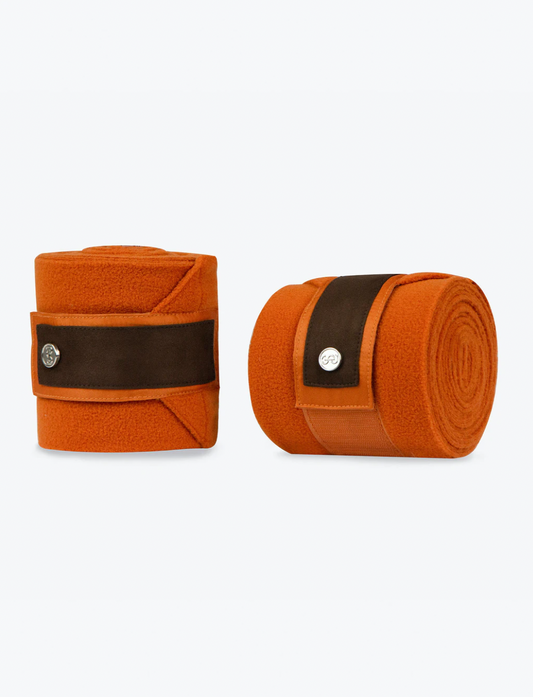PSOS Polos, Brown Suede Burnt Orange - Final Sale