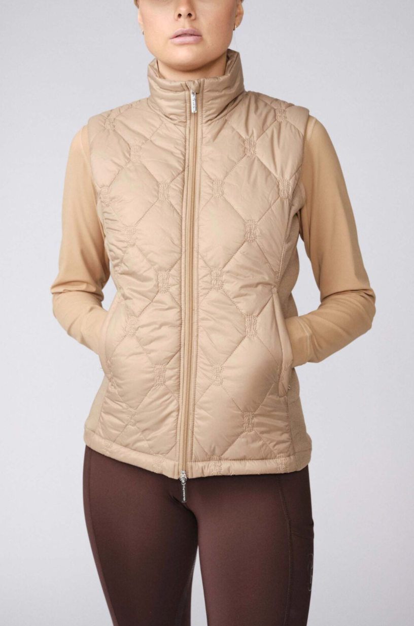 PSOS Magnolia Zip Vest, Navy or Camel