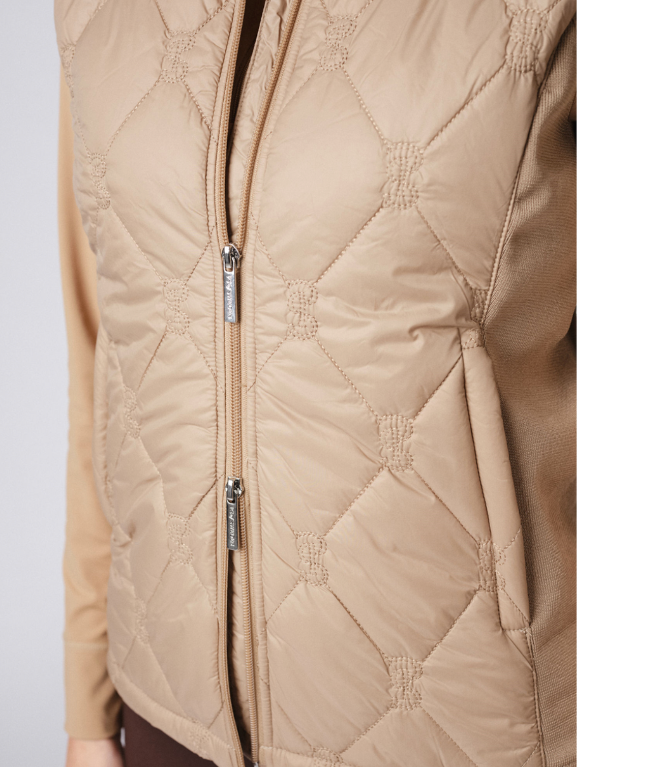 PSOS Magnolia Zip Vest, Navy or Camel