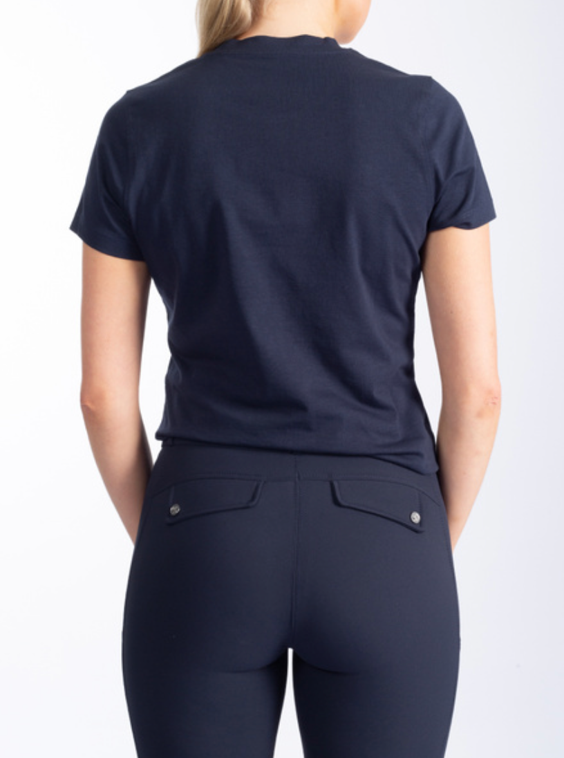 PSOS Signe Cotton Tee, Navy