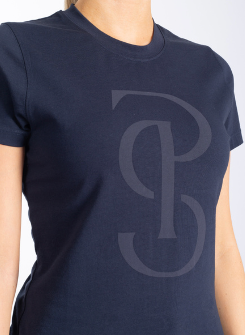 PSOS Signe Cotton Tee, Navy