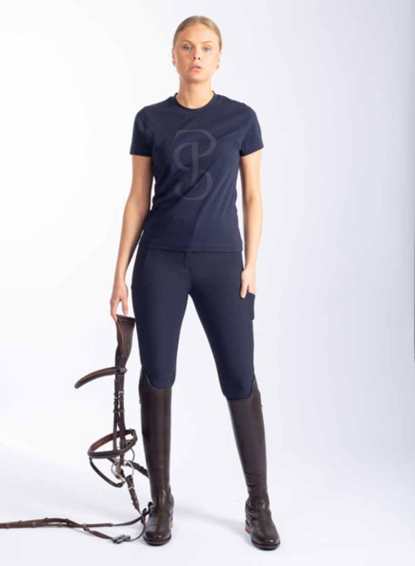 PSOS Signe Cotton Tee, Navy