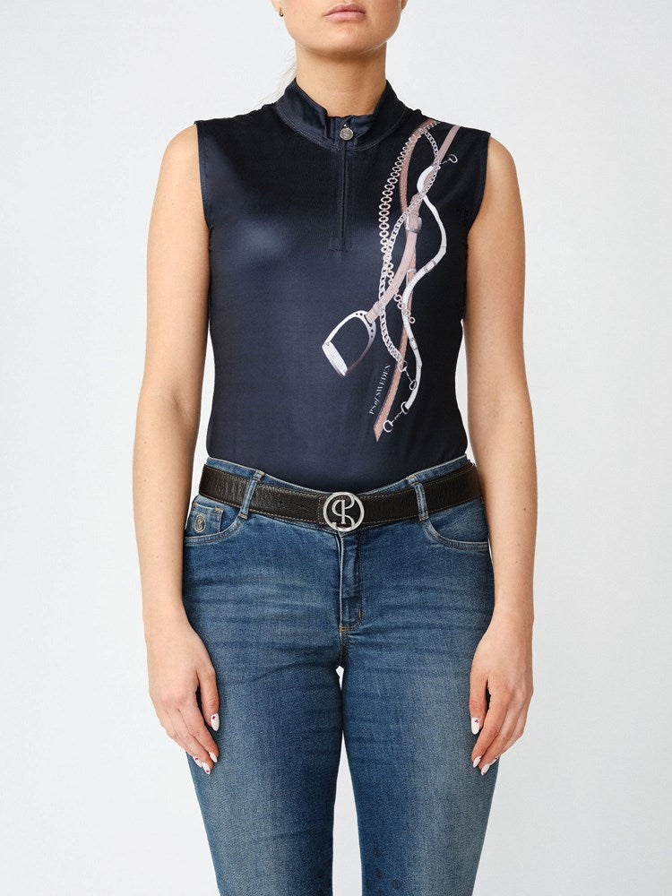 PSOS Wilma Sleeveless Base Layer, Navy