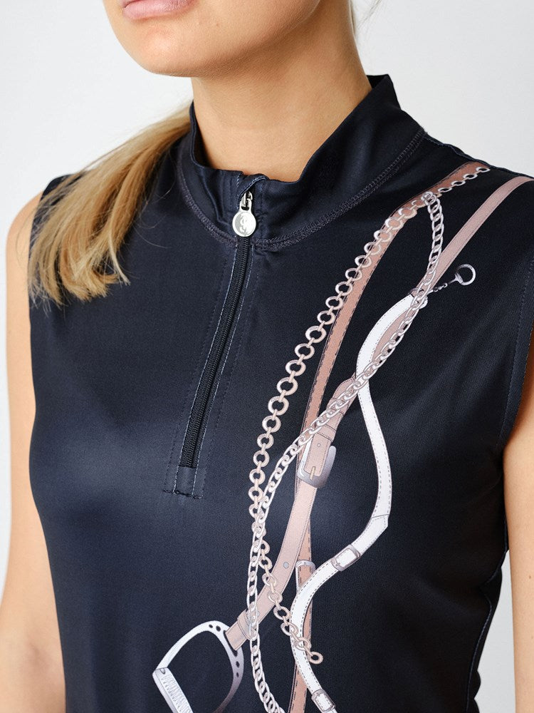 PSOS Wilma Sleeveless Base Layer, Navy