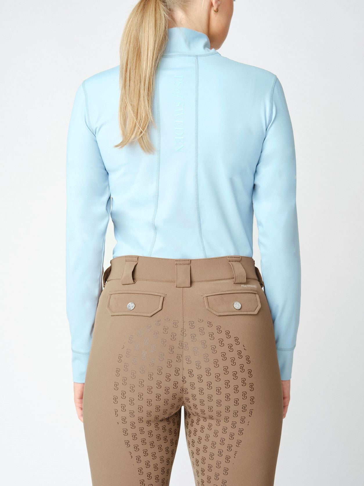 PSOS Wivianne L/S Base Layer, Stone Blue