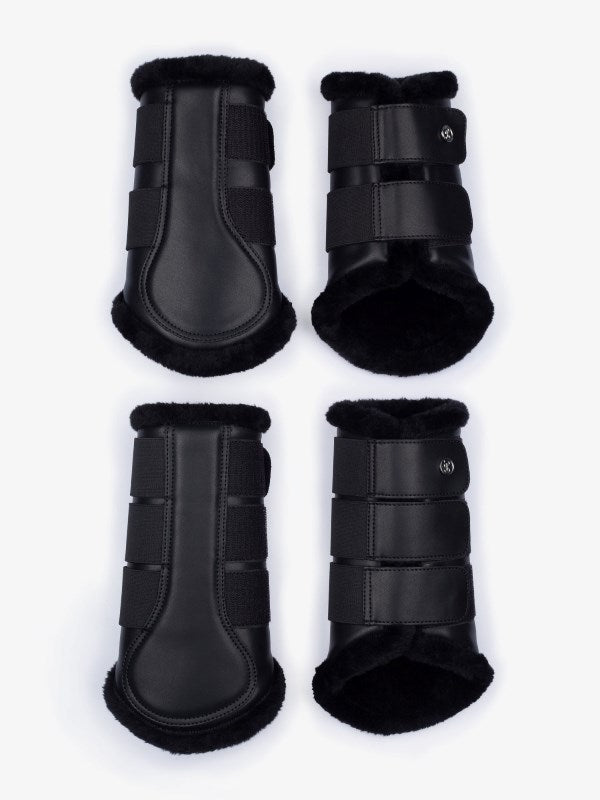PSOS Premium Brushing Boots, Black w/ Black