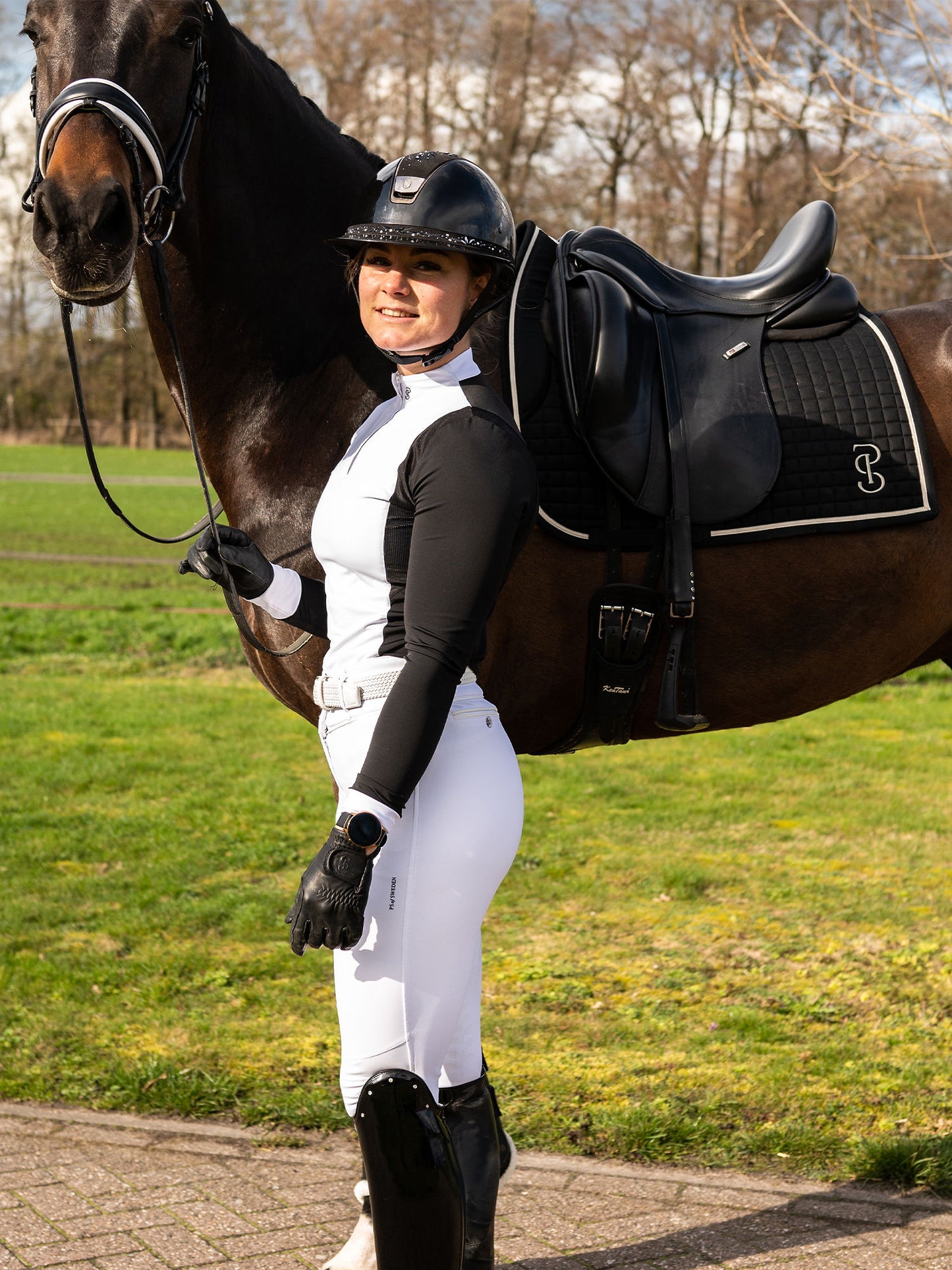 PSOS Dressage Saddle Pad Elite, Black