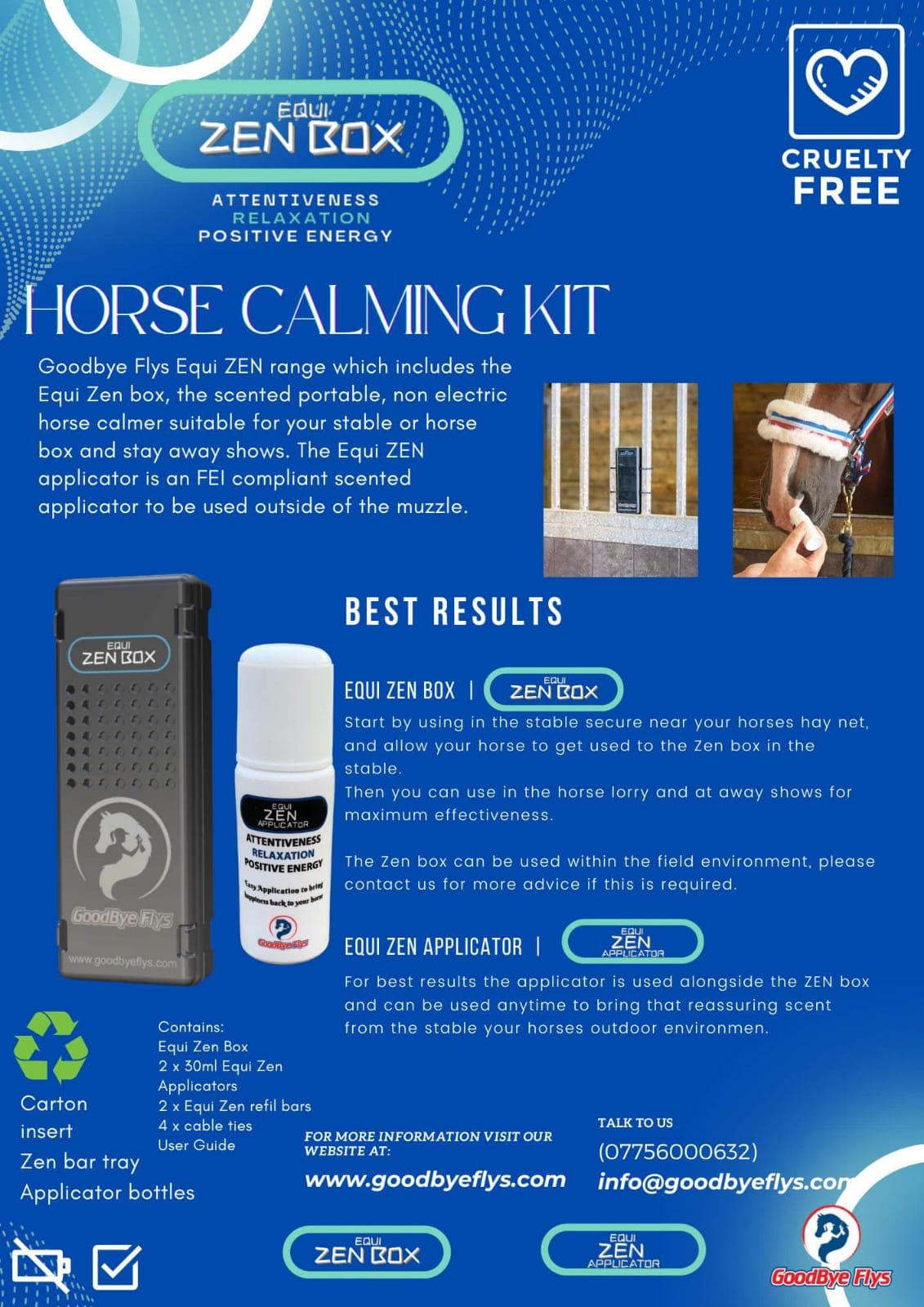 Equi-Zen Horse Calmer Set