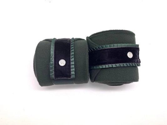 PSOS Polos, Diamond Ruffle, Forest Green