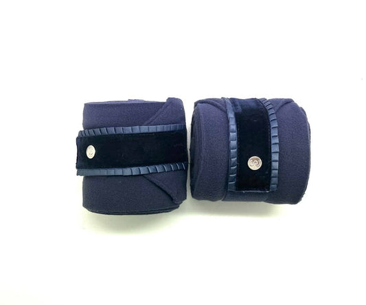 PSOS Polos, Diamond Ruffle, Midnight Blue - Final Sale