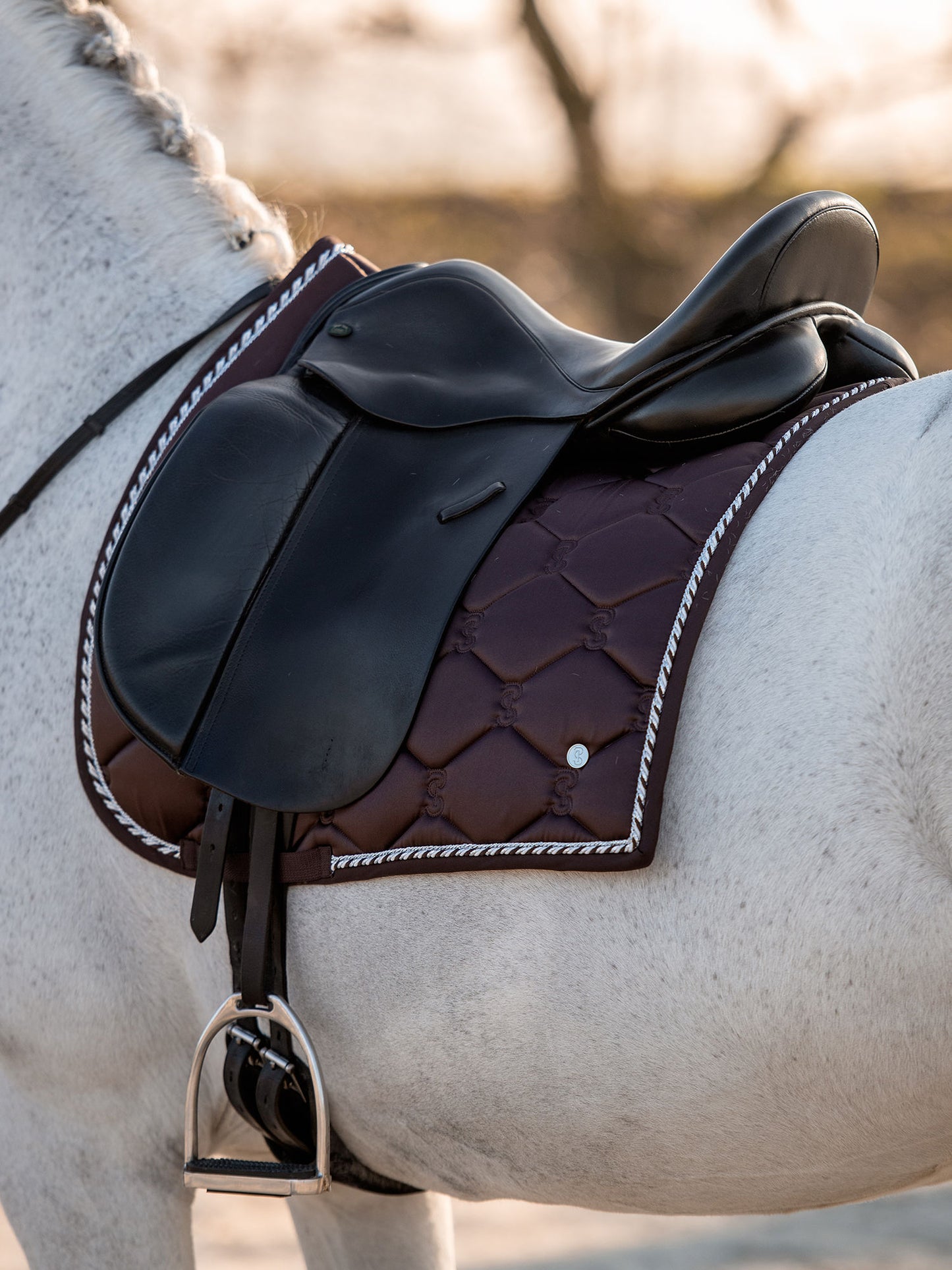 PSOS Dressage Saddle Pad Signature, Coffee